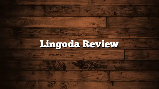 Lingoda Review